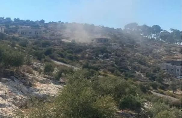 غارة إسرائيلية على منزل قيد الإنشاء غرب جنين