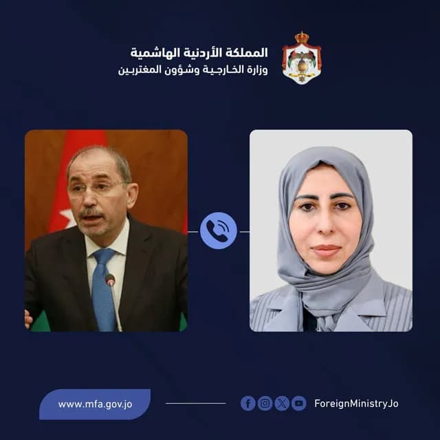 الصفدي يبحث مع نظيرته اليمنية العلاقات الثنائية وتطورات المنطقة