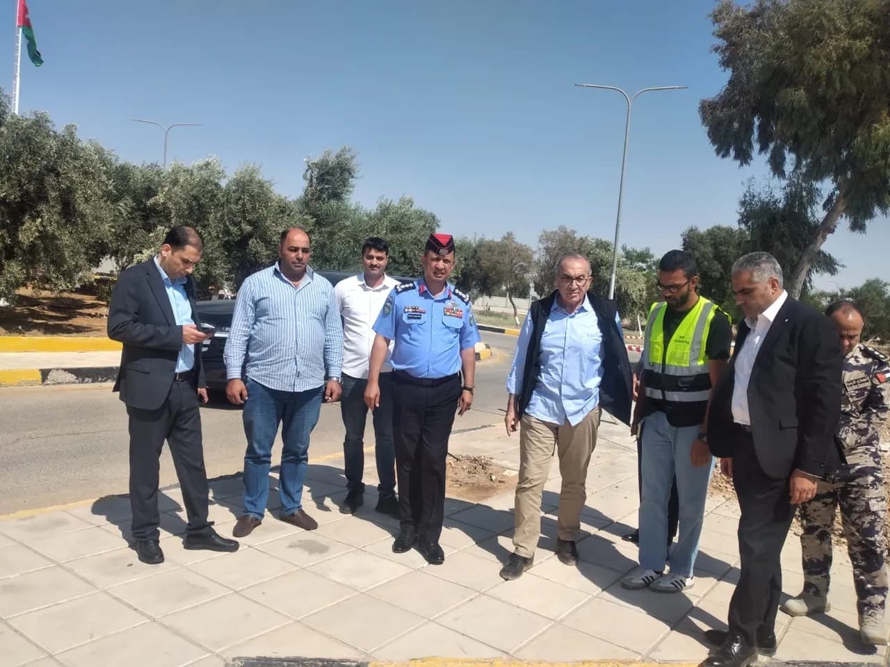 وزير الأشغال يتفقد أعمال تطوير مركز حدود العمري