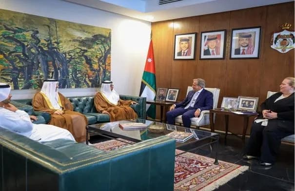 حسان يؤكد عمق الشراكة الأردنية الإماراتية في لقائه بمدير صندوق أبوظبي للتنمية