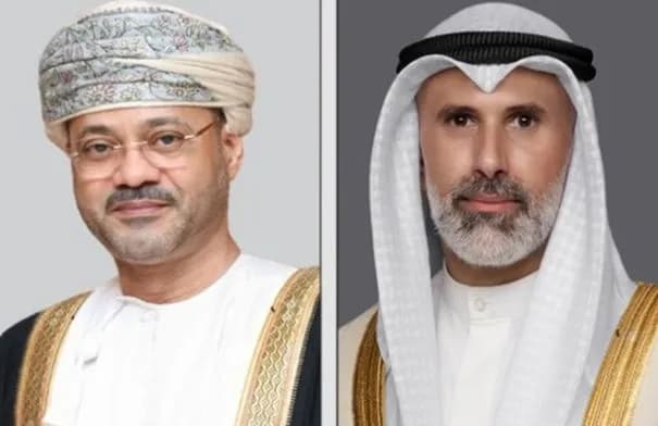 الكويت وعُمان تبحثان جهود خفض التصعيد بالمنطقة