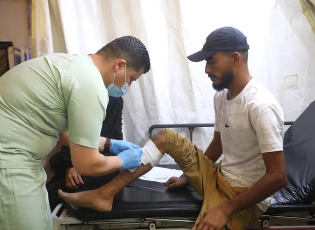 المستشفى الميداني الأردني جنوب غزة 11 يبدأ استقبال المرضى