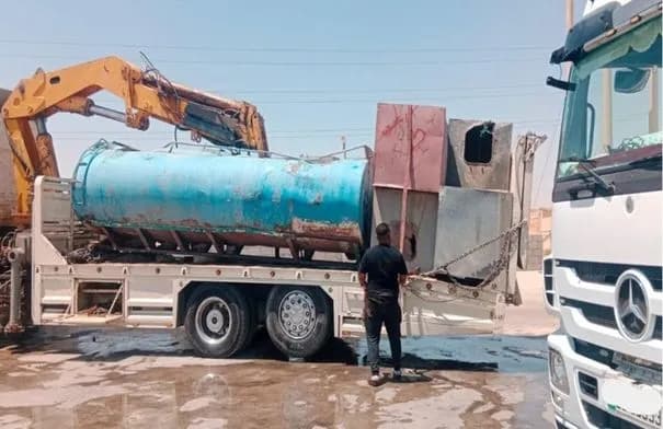 ضبط اعتداءات على خطوط مياه رئيسية في ناعور ومعان
