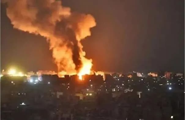 18 جريحًا في انفجار مستودع وقود شمالي العراق دون وفيات