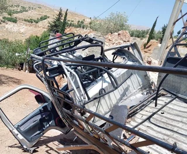 إصابة شخص في استهداف إسرائيلي لسيارة بريف دمشق