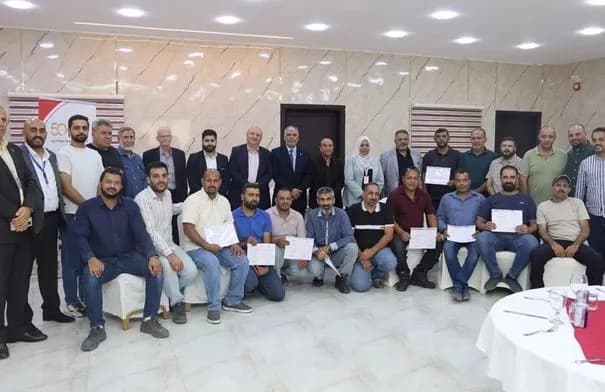 تخريج 18 مدربًا في دورة اللحام المتقدم للمعادن بمعهد عين الباشا