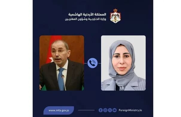 الصفدي يبحث مع نظيرته اليمنية تعزيز العلاقات والتطورات الإقليمية
