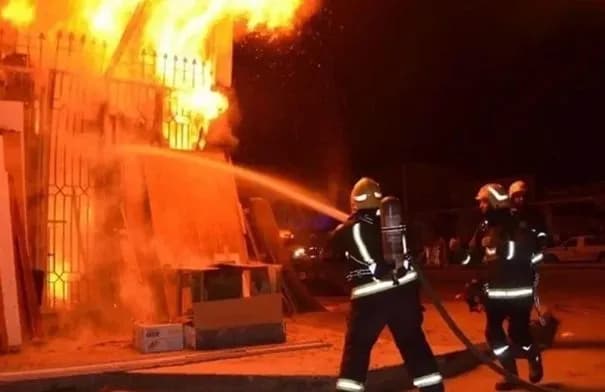 مصرع 3 رضع وإصابة والدتهم بحروق في حريق بمدينة جلولاء العراقية