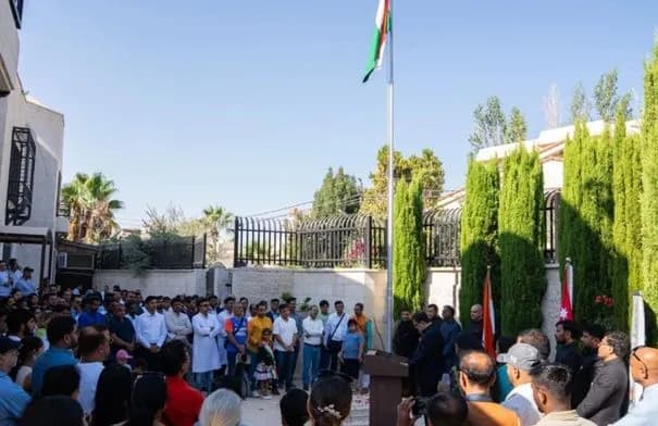 السفارة الهندية في عمّان تحتفل بالذكرى الثمانين لعيد استقلال الهند