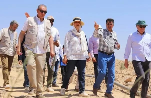 الأميرة بسمة بنت علي تتابع مشروع إعادة تأهيل المراعي وحفظ البذور في البادية