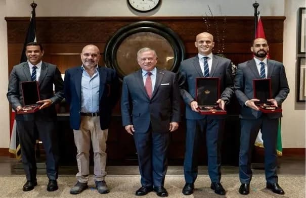الملك يمنح حكام كأس العالم 2026 الأردنيين وسام التميز من الدرجة الأولى