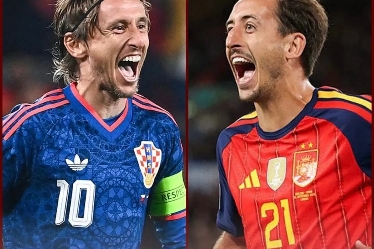 دوري الأمم الأوروبية يشهد قمة إسبانيا وكرواتيا ومواجهة إنجلترا والتشيك