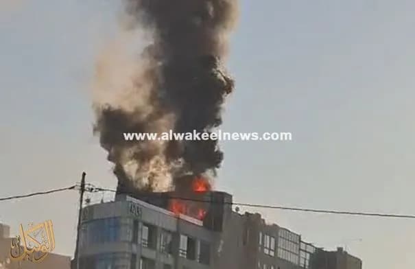 حريق يندلع في مجمع تجاري بالصويفية في عمّان