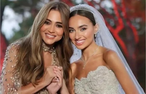 جوليا بطرس تبكي في زفاف نجلها وتفاجئه بأغنية خاصة