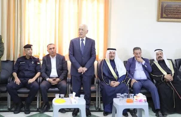 العيسوي ينقل تعازي الملك وولي العهد لعائلتي الحيصة والضرابعة في مأدبا