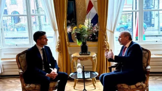 الصفدي يبحث في لاهاي تعزيز التعاون الدفاعي وأمن الحدود