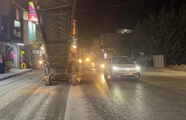 مادبا تطلق مشروع خلطات إسفلتية بمليون دينار لتأهيل الطرق