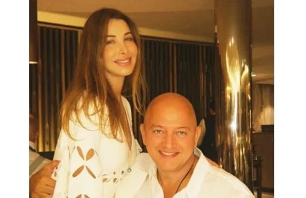 نانسي عجرم تحتفل بمرور 18 عامًا على زواجها برسالة رومانسية لفادي الهاشم