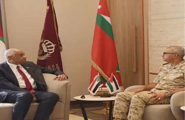 الحراسيس يبحث مع السفير السوداني تعزيز التعاون العسكري