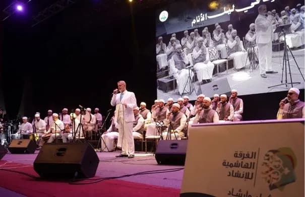 الفرقة الهاشمية تُحيي أمسية إنشادية ضمن مهرجان شبيب الدولي