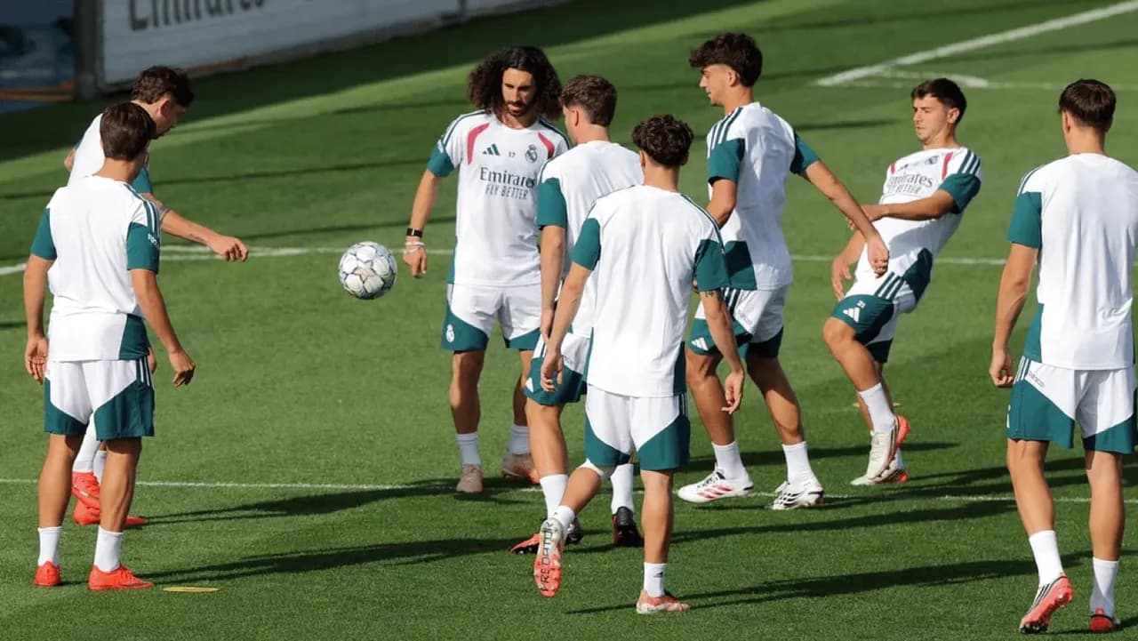 ريال مدريد يستعد لمواجهة إنتر في دوري أبطال أوروبا